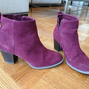 Cranberry Heeled Boots